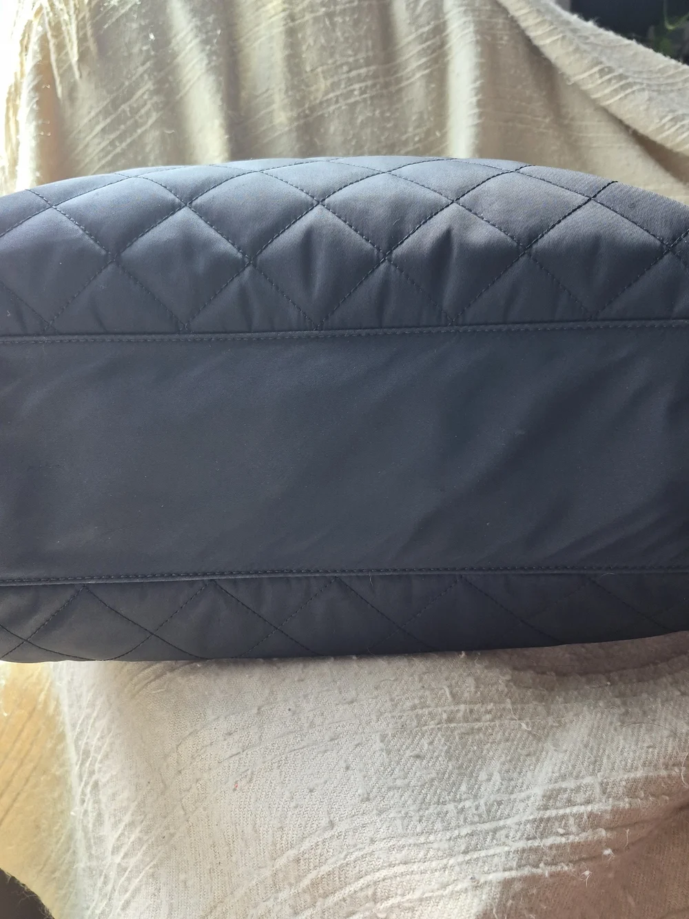 kate spade Classy Quilted Black Tote/Diaper Bag